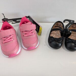 Lot of 2 Pairs of Girls Shoes NWT Size 2